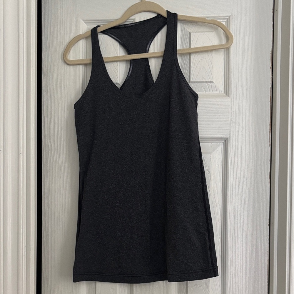 Lululemon Athletica Charcoal Tank Top